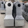 破碎機錘頭耐磨高鉻合金復合錘頭制砂機碎石錘式破碎錳鋼甩錘頭